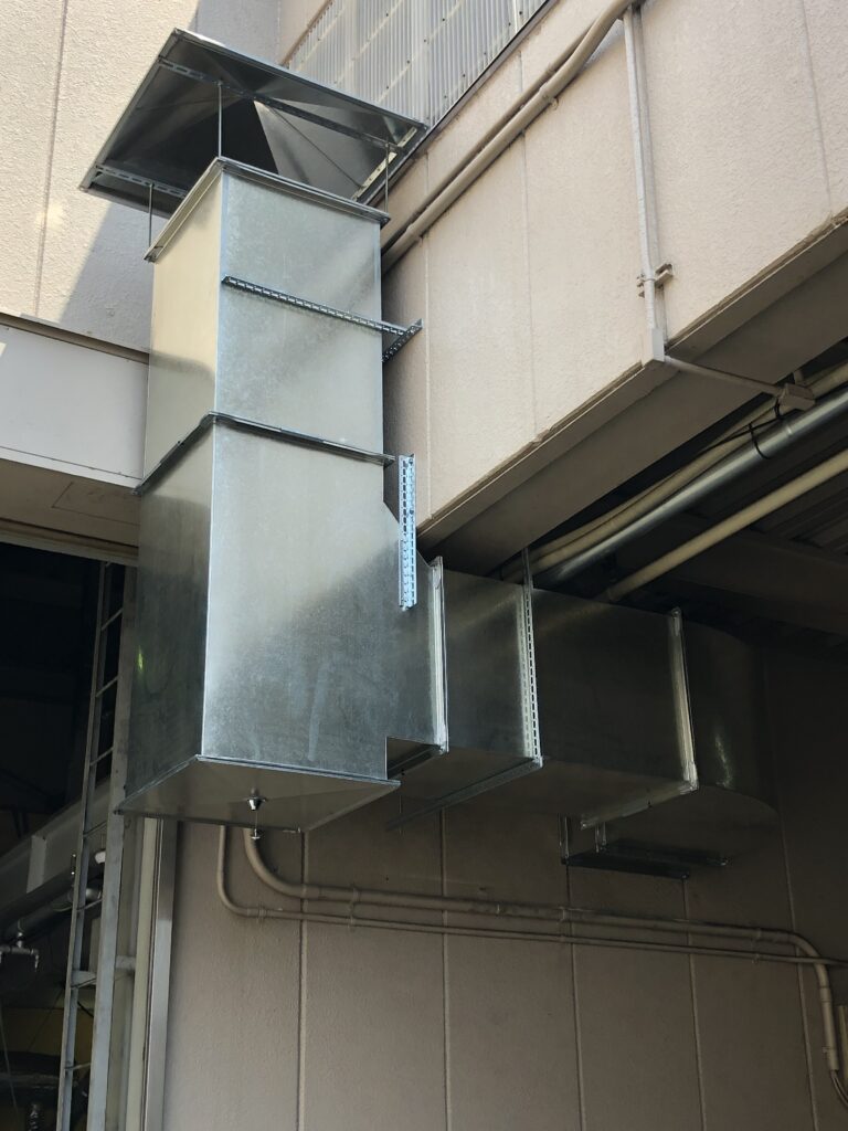排気ダクト工事 - 近畿エア・テクノス株式会社